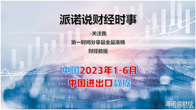 中国2023年1-6月中国进出口数据发布(图1)