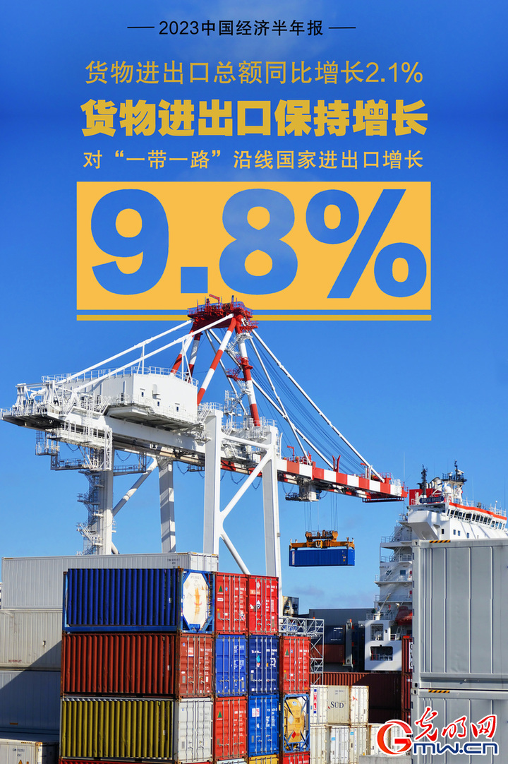 【2023中国经济半年报】上半年对“一带一路”沿线%(图1)